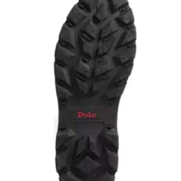 NWT Polo by Ralph Lauren Men’s Oslo Waterproof Hydroguard Black Boots 13D - Picture 5 of 8